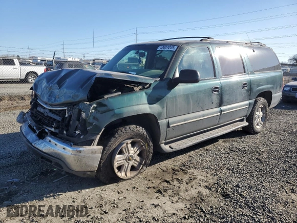 2001 Chevrolet Suburban LS with VIN 3GNFK16T51G242878, listed as a Copart auction lot 43081045 with 253,526 mi miles and Salvage Title. Bid and sale history available at carsss.com. Image 1.