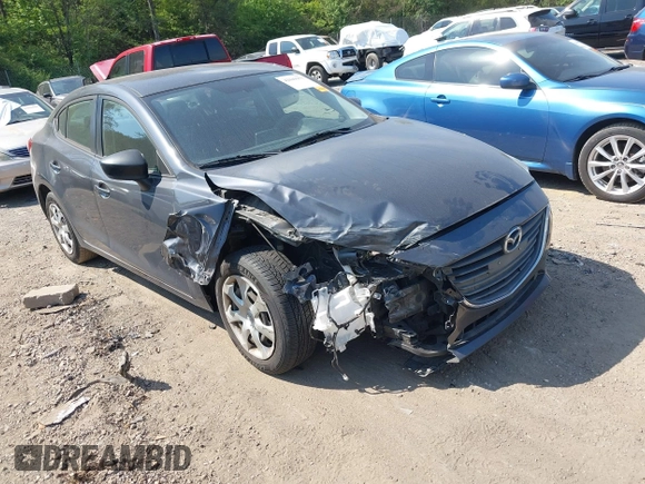 2015 Mazda 3 i Sport with VIN 3MZBM1U79FM173285, listed as a IAAI auction lot 42049953 with 100,147 mi miles and . Bid and sale history available at carsss.com. Image 1.