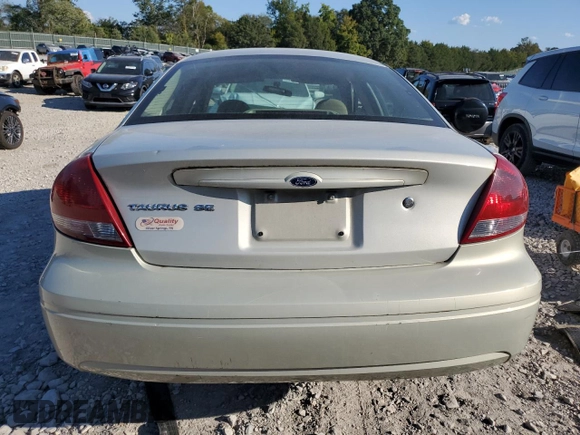 2006 Ford Taurus SE с VIN 1FAFP53U76A221489, выставлен на аукционе Copart как лот 72615374 с пробегом Не указан миль и Списание • Salvage title. История ставок и продаж доступна на DreamBid. Изображение 6.