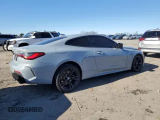 2022 BMW 4 Series 430i xDrive with VIN WBA73AP02NCJ68162, listed as a Copart auction lot 45458055 with 39,223 mi miles and Salvage Title. Bid and sale history available at DreamBid. Image 3.