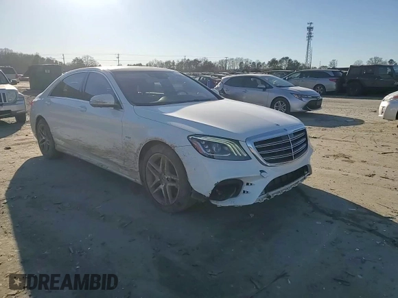 2018 Mercedes-Benz S 560 with VIN WDDUG8DB0JA380210, listed as a Copart auction lot 42858285 with 111,984 mi miles and Salvage Title. Bid and sale history available at carsss.com. Image 10.