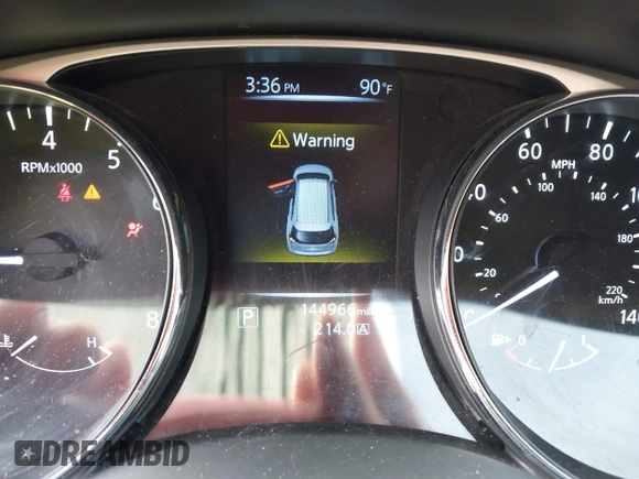 2015 Nissan Rogue SL z VIN 5N1AT2MV1FC923555, wystawiony jako IAAI lot #42280286 z przebiegiem 144 966 mil mil oraz . Historia ofert i sprzedaży dostępna na DreamBid. Obrazek 7.