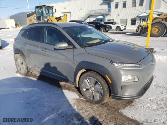 2021 Hyundai Kona Electric SEL with VIN KM8K23AG0MU122741, listed as a Copart auction lot 71721392 with 51,418 mi miles. Bid and sale history available at carsss.com. Image 4.