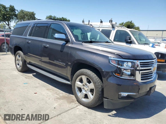 2018 Chevrolet Suburban Premier with VIN 1GNSCJKC4JR189639, listed as a Copart auction lot 64221035 with 110,256 mi miles and Salvage title. Bid and sale history available at DreamBid. Image 4.