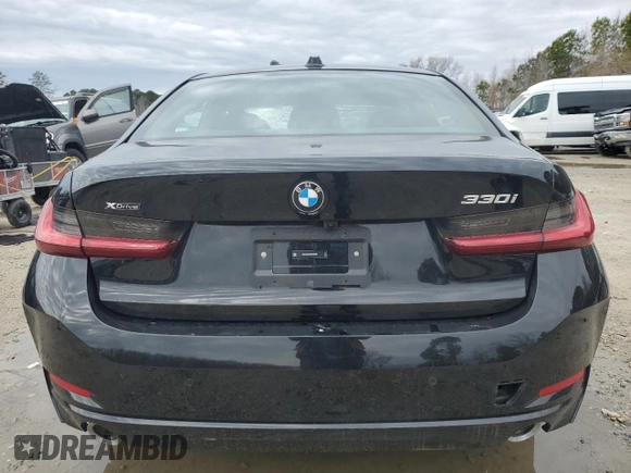2025 BMW 3 Series 330i xDrive with VIN 3MW89CW08S8F07431, listed as a Copart auction lot 47358775 with 2,695 mi miles and Non Repairable. Bid and sale history available at carsss.com. Image 6.