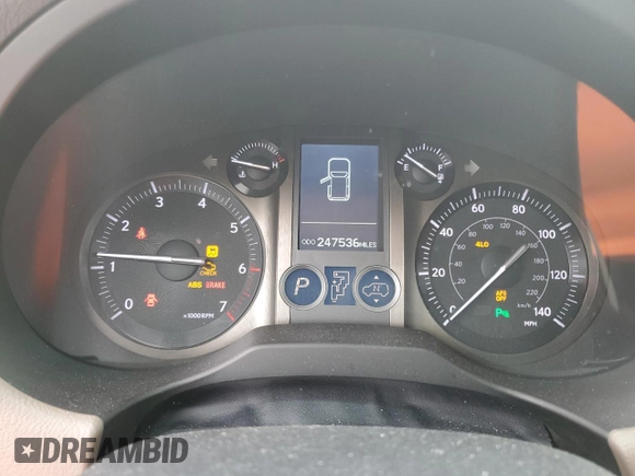 2010 Lexus GX 460 Premium with VIN JTJJM7FX4A5017066, listed as a Copart auction lot 49045265 with 247,536 mi miles and Clean title. Bid and sale history available at DreamBid. Image 9.
