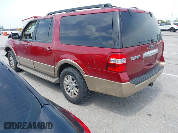 2014 Ford Expedition Max XLT with VIN 1FMJK1J53EEF38857, listed as a IAAI auction lot 42108706 with 166,498 mi miles and . Bid and sale history available at DreamBid. Image 3.