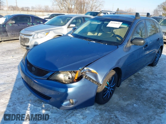 2008 Subaru Impreza Wagon (Natl) i w/Premium Pkg with VIN JF1GH61618H837968, listed as a IAAI auction lot 41292616 with 161,908 mi miles. Bid and sale history available at carsss.com. Image 6.