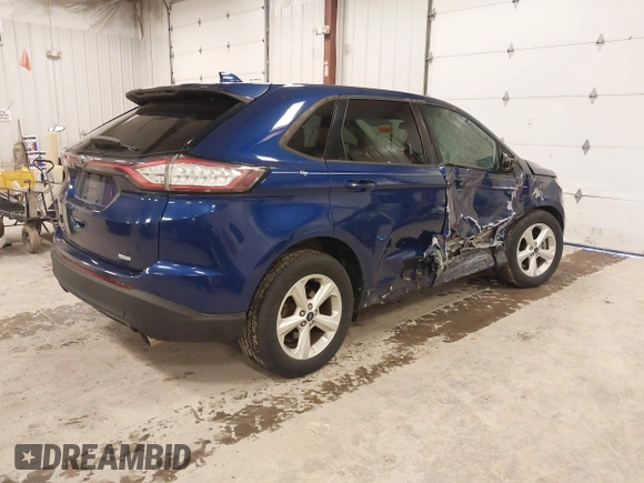 2015 Ford Edge SE with VIN 2FMTK3G98FBB76309, listed as a IAAI auction lot 42213403 with 58,237 mi miles and . Bid and sale history available at DreamBid. Image 4.