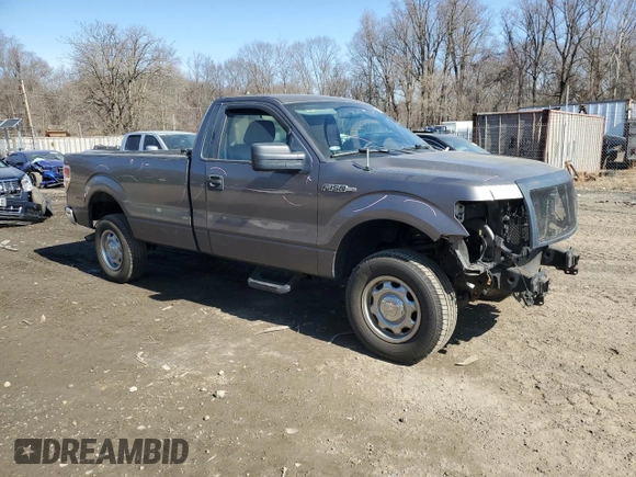 2011 Ford F-150 XL with VIN 1FTMF1CM2BKD08234, listed as a Copart auction lot 48413095 with 144,204 mi miles and Salvage Title. Bid and sale history available at DreamBid. Image 4.