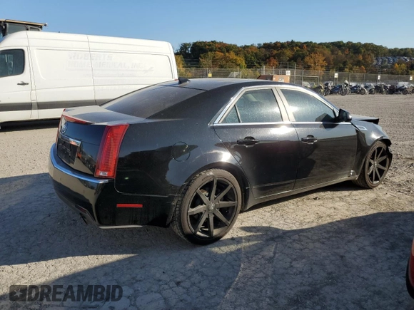 2009 Cadillac CTS AWD w/1SB with VIN 1G6DT57V790104976, listed as a Copart auction lot 76904004 with 144,300 mi miles and Salvage Title. Bid and sale history available at carsss.com. Image 3.