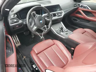 2022 BMW 4 Series 430i xDrive with VIN WBA73AP01NCJ51756, listed as a Copart auction lot 58590465 with Not provided miles and Salvage title. Bid and sale history available at DreamBid. Image 8.