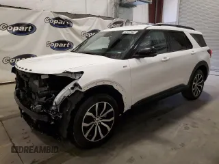 2025 Ford Explorer ST-Line z VIN 1FMUK8KH4SGB53287, wystawiony jako Copart lot #59285225 z przebiegiem 9 118 mil mil oraz Czysty tytuł • Clean title. Historia ofert i sprzedaży dostępna na DreamBid. Obrazek 1.