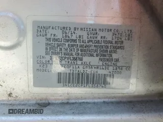 2015 Nissan Note SR with VIN 3N1CE2CP1FL358760, listed as a Copart auction lot 64343595 with 129,730 mi miles and Clean title. Bid and sale history available at DreamBid. Image 12.