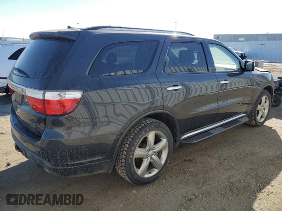 2011 Dodge Durango Citadel with VIN 1D4SE5GT3BC694713, listed as a Copart auction lot 47681695 with 201,673 mi miles and Salvage Title. Bid and sale history available at carsss.com. Image 3.