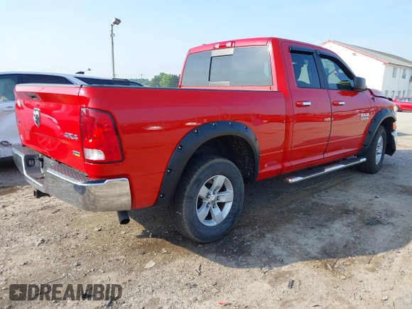 2017 Ram 1500 SLT z VIN 1C6RR7GG2HS583512, wystawiony jako IAAI lot #42492196 z przebiegiem 118 417 mil mil oraz . Historia ofert i sprzedaży dostępna na DreamBid. Obrazek 4.