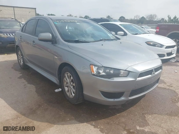 2014 Mitsubishi Lancer ES with VIN JA32U2FU5EU021654, listed as a IAAI auction lot 41552408 with 164,644 mi miles. Bid and sale history available at carsss.com. Image 1.