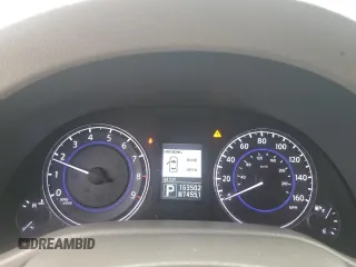 2012 Infiniti G25 Journey with VIN JN1DV6AP2CM812370, listed as a Copart auction lot 56016535 with 163,502 mi miles and Salvage title. Bid and sale history available at DreamBid. Image 9.