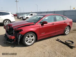2018 Ford Fusion Hybrid SE with VIN 3FA6P0LU4JR173175, listed as a Copart auction lot 71098184 with 92,156 mi miles and Salvage Title. Bid and sale history available at carsss.com. Image 1.
