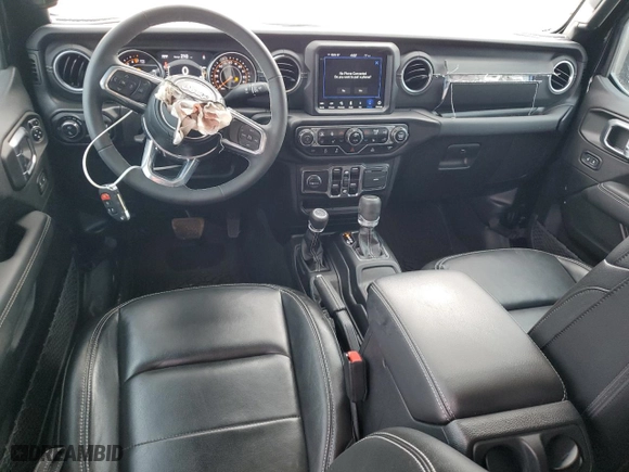 2023 Jeep Gladiator Overland with VIN 1C6HJTFG2PL559314, listed as a Copart auction lot 44985505 with 9,434 mi miles and Salvage Title. Bid and sale history available at carsss.com. Image 8.