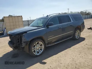 2019 GMC Yukon XL SLT with VIN 1GKS1GKC1KR130314, listed as a Copart auction lot 48037435 with 152,870 mi miles and Salvage Title. Bid and sale history available at carsss.com. Image 1.