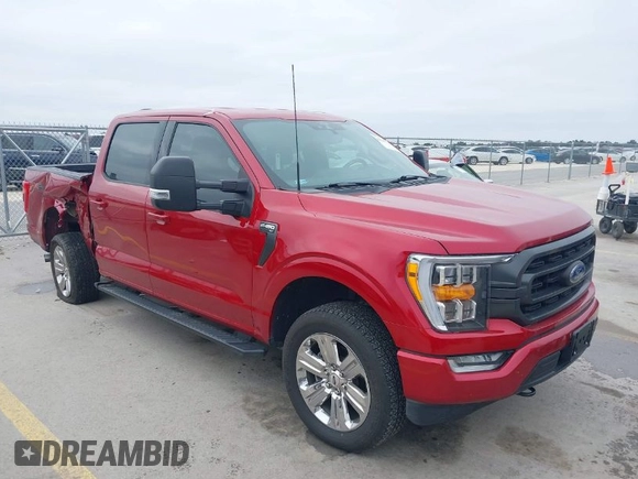 2022 Ford F-150 XL with VIN 1FTFW1E82NKD60945, listed as a IAAI auction lot 41599918 with 65,916 mi miles. Bid and sale history available at carsss.com. Image 1.