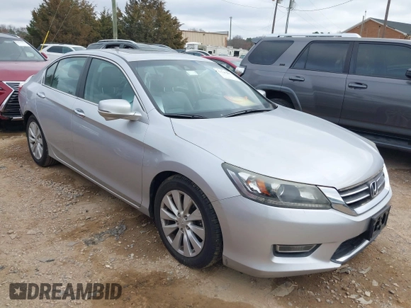 2013 Honda Accord Sdn EX-L with VIN 1HGCR2F8XDA031768, listed as a IAAI auction lot 41541297 with 134,332 mi miles. Bid and sale history available at carsss.com. Image 1.
