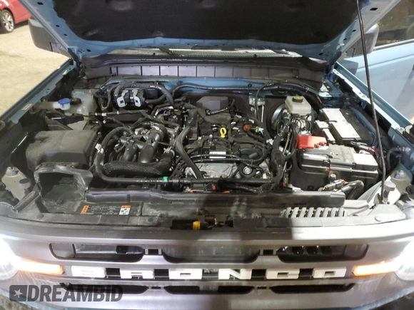 2023 Ford Bronco with VIN 1FMDE5AH2PLC08096, listed as a Copart auction lot 41843445 with 12,031 mi miles and Salvage Title. Bid and sale history available at DreamBid. Image 12.