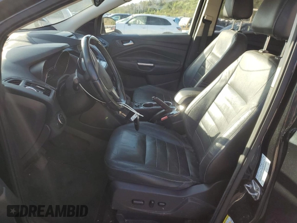 2014 Ford Escape Titanium with VIN 1FMCU9J94EUE57909, listed as a Copart auction lot 51955785 with 154,819 mi miles and Salvage Title. Bid and sale history available at DreamBid. Image 7.