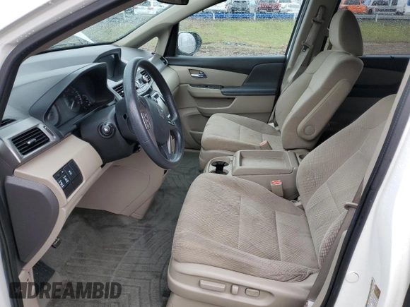 2016 Honda Odyssey SE with VIN 5FNRL5H34GB140509, listed as a Copart auction lot 51655735 with Not Provided miles and Salvage Title. Bid and sale history available at DreamBid. Image 7.