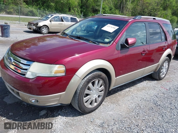 2008 Ford Taurus X Eddie Bauer with VIN 1FMDK07W58GA20586, listed as a IAAI auction lot 42174308 with 291,158 mi miles and . Bid and sale history available at DreamBid. Image 2.