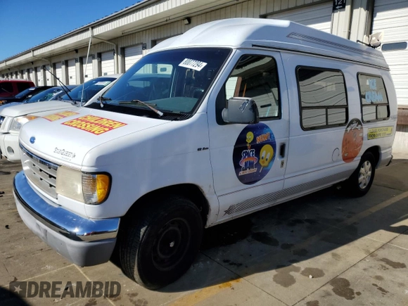 1996 Ford Econoline Cargo z VIN 1FDEE14HXTHA20688, wystawiony jako Copart lot #80077294 z przebiegiem 216 001 mil mil oraz Nie do naprawy • Non repairable. Historia ofert i sprzedaży dostępna na DreamBid. Obrazek 1.