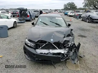 2023 BMW 3 Series 330e with VIN 3MW39FF04P8D47776, listed as a Copart auction lot 85390244 with 0 mi miles and Non Repairable. Bid and sale history available at carsss.com. Image 10.