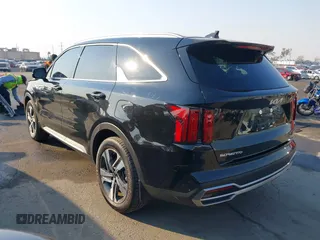 2024 Kia Sorento SX Prestige with VIN KNDRKDLG7R5259912, listed as a IAAI auction lot 41265462 with 33,786 mi miles and . Bid and sale history available at DreamBid. Image 3.
