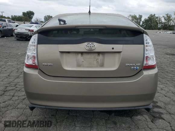 2008 Toyota Prius with VIN JTDKB20U687749034, listed as a Copart auction lot 53418535 with 77,048 mi miles and Salvage Title. Bid and sale history available at carsss.com. Image 6.