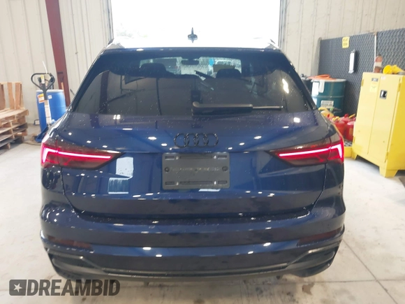 2022 Audi Q3 S line Premium Plus with VIN WA1EECF38N1134129, listed as a IAAI auction lot 41373501 with 13,597 mi miles. Bid and sale history available at carsss.com. Image 17.