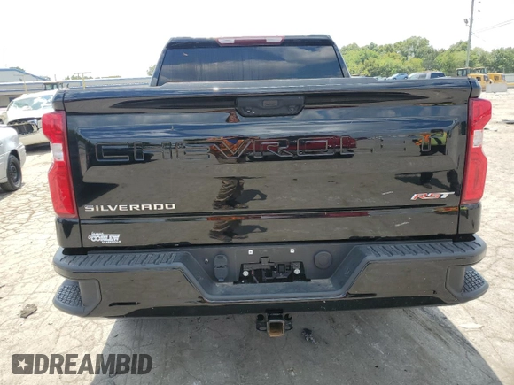 2022 Chevrolet Silverado 1500 RST with VIN 1GCUDEET0NZ630075, listed as a Copart auction lot 85716684 with Not Provided miles and Clean Title. Bid and sale history available at DreamBid. Image 6.