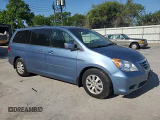 2008 Honda Odyssey EX-L with VIN 5FNRL38738B053838, listed as a Copart auction lot 47060665 with 142,145 mi miles and Salvage Title. Bid and sale history available at carsss.com. Image 4.