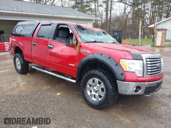 2012 Ford F-150 XL with VIN 1FTFW1ET1CFA18994, listed as a IAAI auction lot 41911367 with 212,883 mi miles. Bid and sale history available at carsss.com. Image 1.
