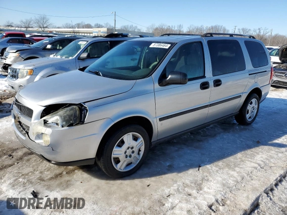 2006 Chevrolet Uplander LS Fleet with VIN 1GNDV23L86D159541, listed as a Copart auction lot 87386464 with 187,325 mi miles and Non Repairable. Bid and sale history available at carsss.com. Image 1.
