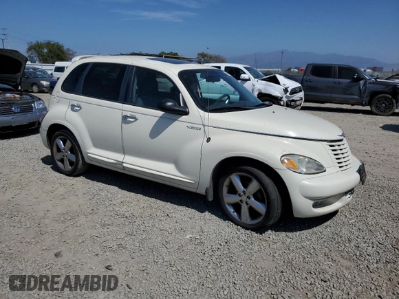 2004 Chrysler PT Cruiser GT z VIN 3C8FY78G84T365076, wystawiony jako Copart lot #46735225 z przebiegiem 51 713 mil mil oraz Szkoda całkowita • Salvage title. Historia ofert i sprzedaży dostępna na DreamBid. Obrazek 4.