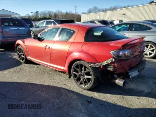 2004 Mazda RX-8 with VIN JM1FE173240116713, listed as a Copart auction lot 87615985 with 118,093 mi miles and Salvage Title. Bid and sale history available at carsss.com. Image 2.