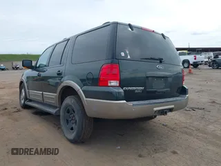 2003 Ford Expedition Eddie Bauer z VIN 1FMFU18L03LB24609, wystawiony jako IAAI lot #41721625 z przebiegiem 168 881 mil mil oraz . Historia ofert i sprzedaży dostępna na DreamBid. Obrazek 3.