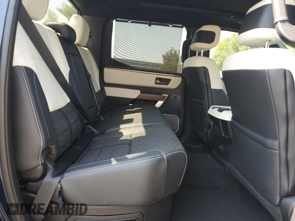 2023 Toyota Tundra Capstone Hybrid with VIN 5TFVC5DBXPX033319, listed as a Copart auction lot 73779344 with 9,723 mi miles and Salvage title. Bid and sale history available at DreamBid. Image 10.