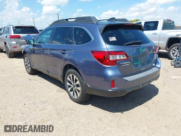2017 Subaru Outback Limited with VIN 4S4BSANCXH3383155, listed as a IAAI auction lot 42574468 with 22,155 mi miles and . Bid and sale history available at DreamBid. Image 3.