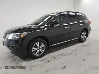 2017 Nissan Pathfinder S with VIN 5N1DR2MM7HC638977, listed as a Copart auction lot 42208505 with 97,854 mi miles and Clean Title. Bid and sale history available at carsss.com. Image 1.
