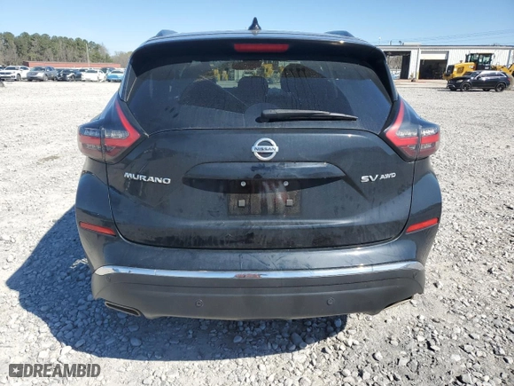 2020 Nissan Murano SV with VIN 5N1AZ2BS8LN140286, listed as a Copart auction lot 49543245 with 90,534 mi miles and Salvage Title. Bid and sale history available at carsss.com. Image 6.