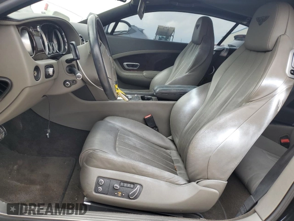 2014 Bentley Continental GT with VIN SCBFT7ZA2EC088631, listed as a Copart auction lot 77829624 with 40,198 mi miles and Salvage Title. Bid and sale history available at DreamBid. Image 7.