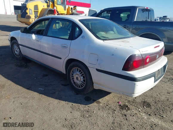 2003 Chevrolet Impala with VIN 2G1WF52E339264945, listed as a IAAI auction lot 41231159 with 166,388 mi miles. Bid and sale history available at carsss.com. Image 3.