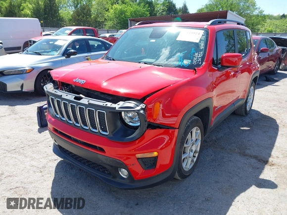 2019 Jeep Renegade Latitude with VIN ZACNJABB5KPJ76737, listed as a IAAI auction lot 42110824 with 85,543 mi miles and . Bid and sale history available at DreamBid. Image 17.